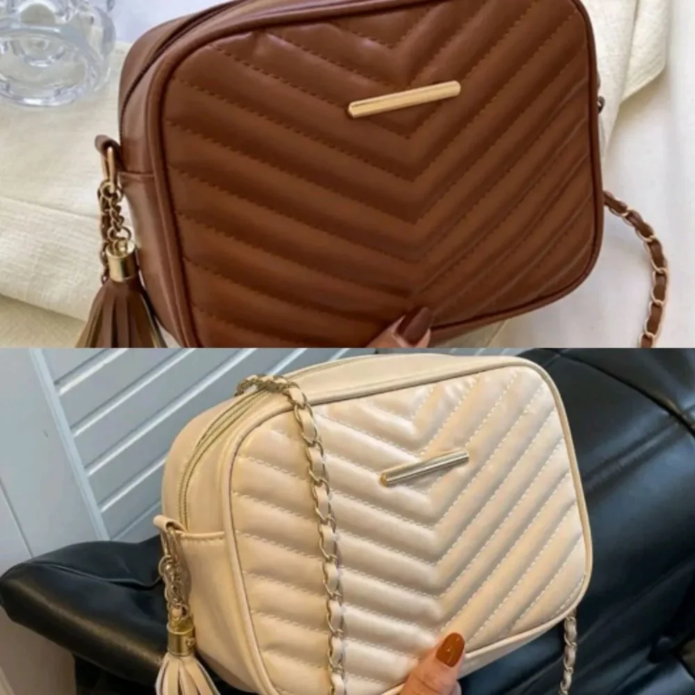Mini Chevron Square Bag - Picture 3 of 9